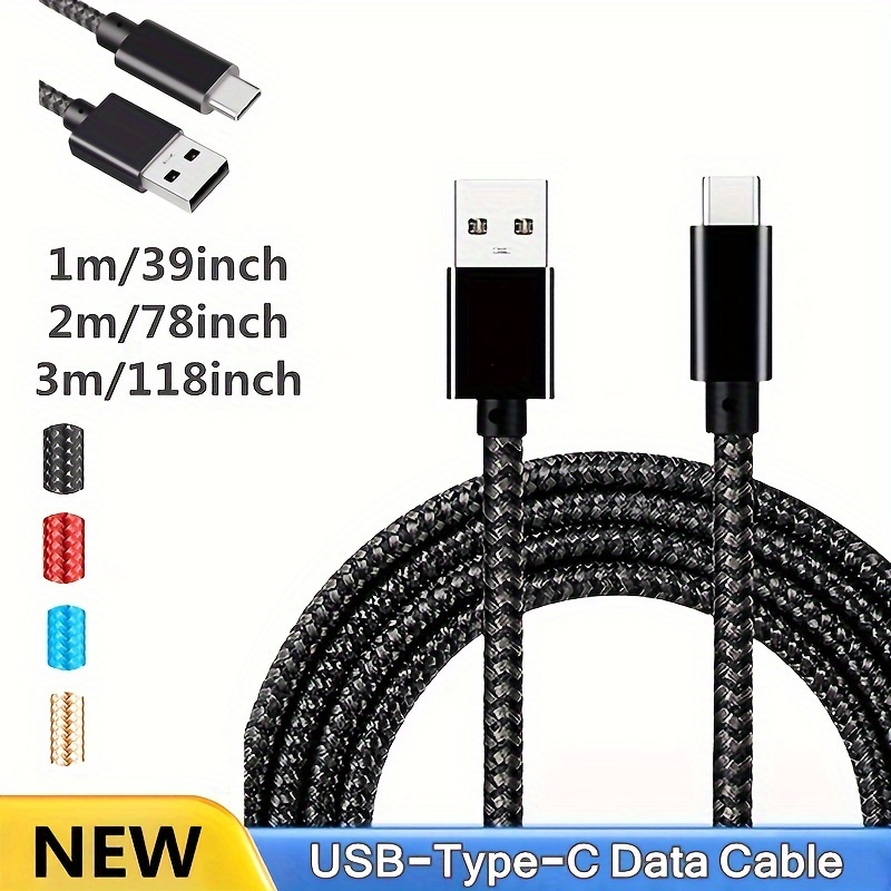 Cable Usb Tipo C Carga Rapida Qc 3.0 3a Ps5 Switch 3m Ugreen