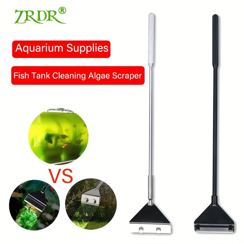 Fish Tank Cleaning Tool Flat Sand Algae Removal Dual use - Temu