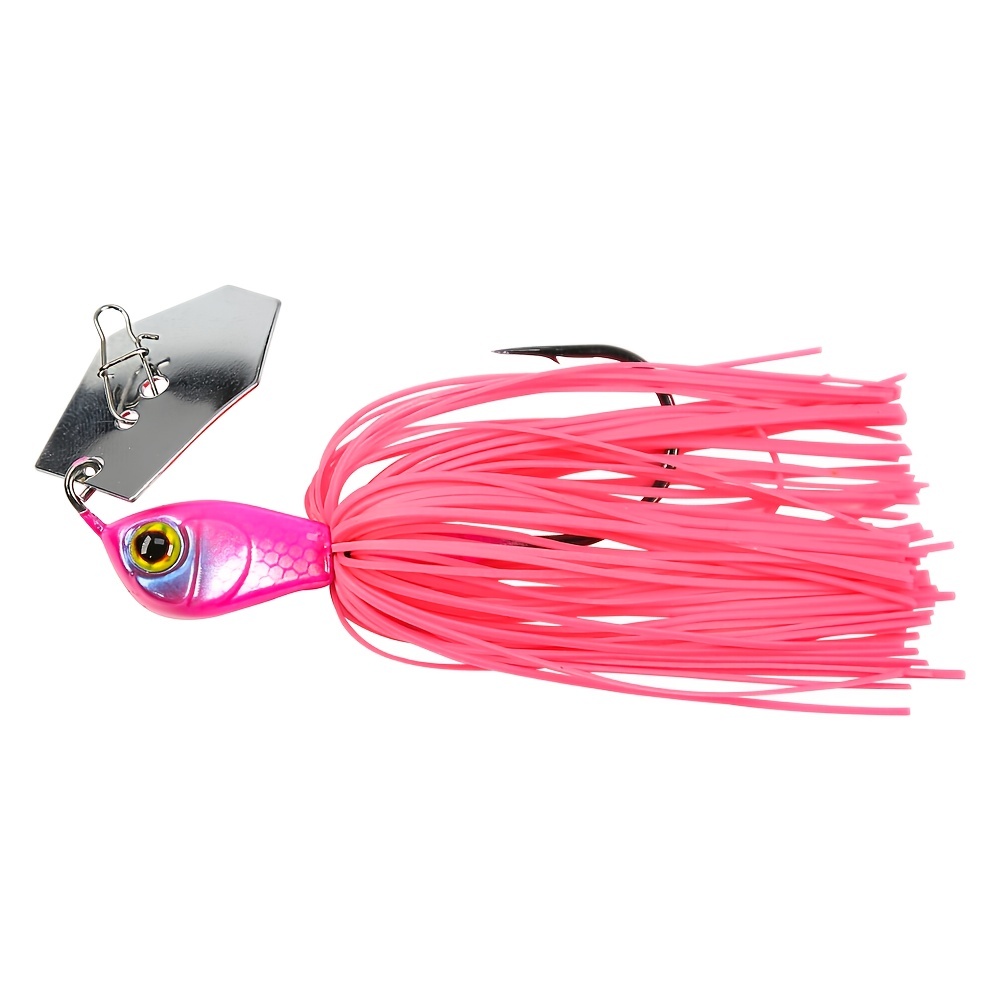 1 pieza de 15.1g/18.4g Señuelo de pesca, Spinnerbait para peces de bajo y  lucio, Accesorios de pesca al aire libre