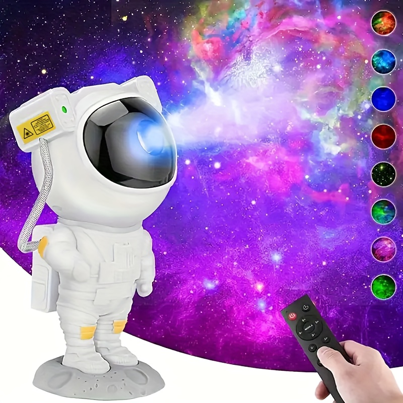 1 Proyector Estrella Astronauta Ajustable 360° Proyector - Temu Spain