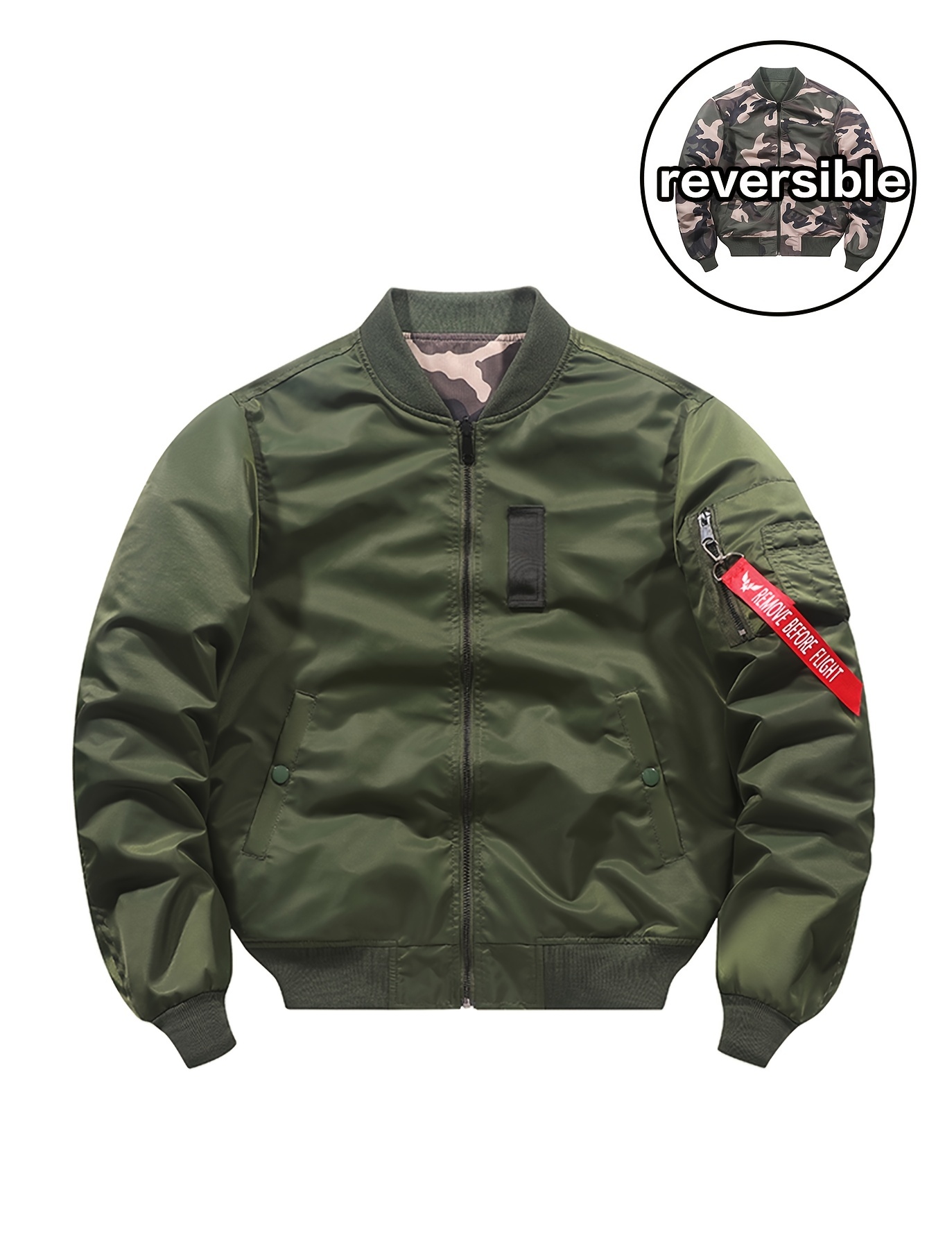 Reversible Jacket - Temu Canada
