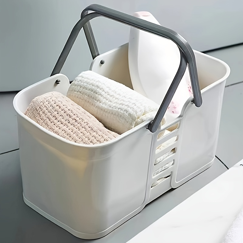 Portable Shower Caddy Basket, Plastic Organizer Storage Tote