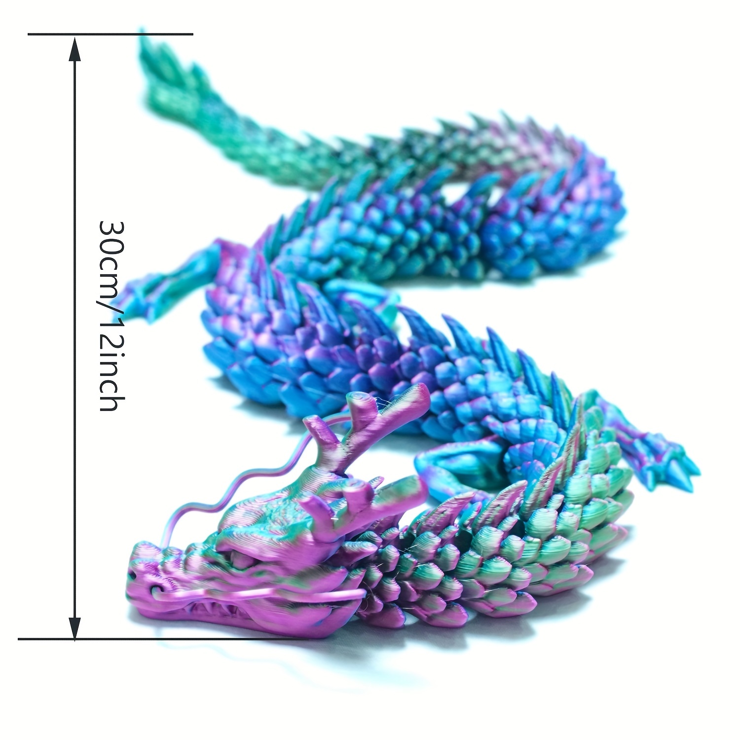 3d Printed Articulated Dragon rotatable And Poseable Joints - Temu