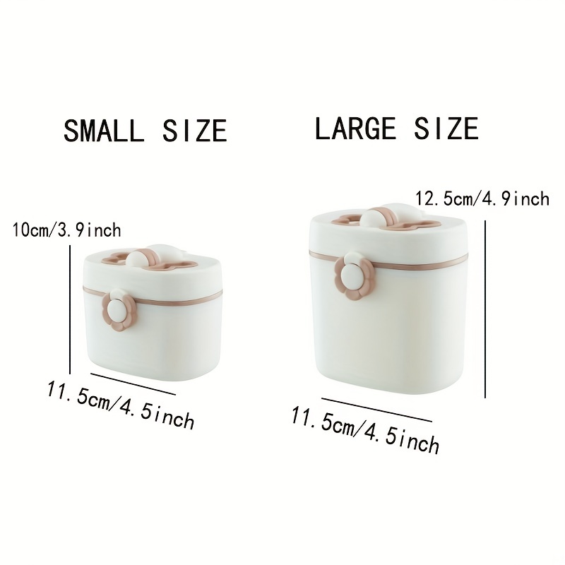 Small Milk Powder Box Portable Baby Going Out Food Supplement Rice Powder  Box Sealed Moisture Proof Sub Packaging Milk Powder Compartment Storage Jar  - Baby & Maternity - Temu Belgium