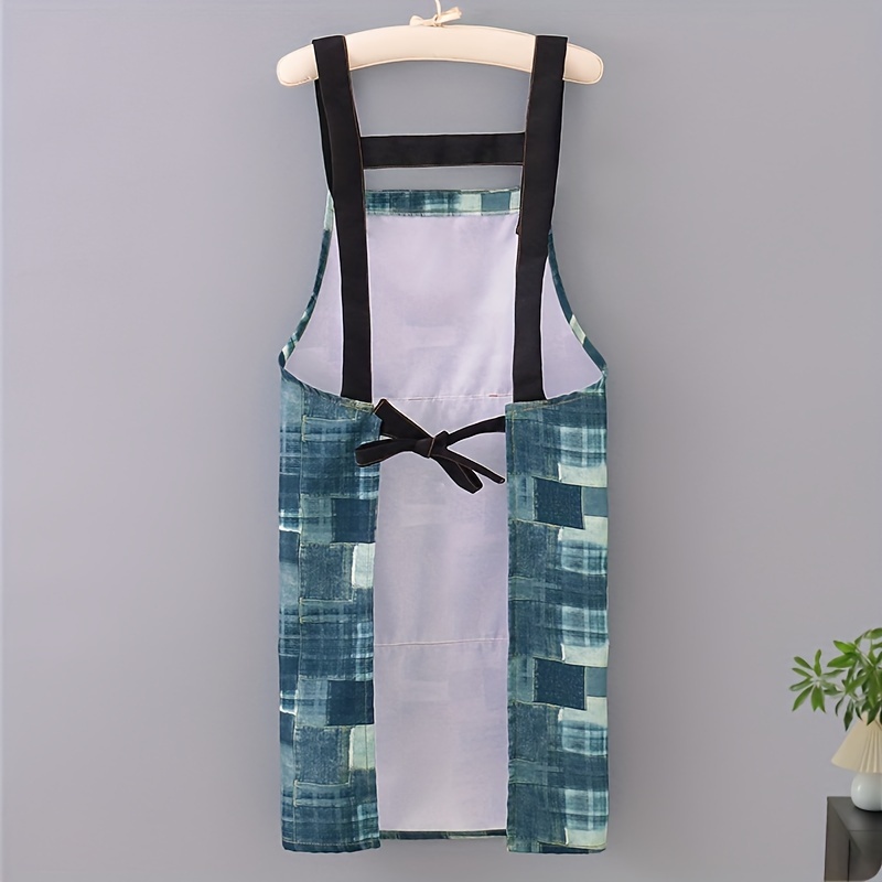 1pc Women Cute Apron Sleeveless Kitchen Accessories Bib Chef Apron with  Pocket for Cooking Baking Gardening Household Cleaning