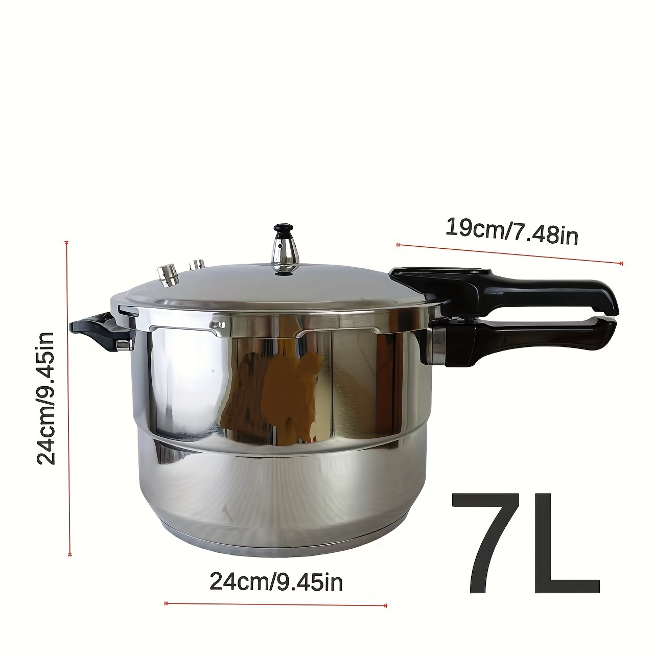 Commercial pressure cooker gas/induction cooker universal large capacity  pressure cooker home restaurant kitchen explosion-proof pressure cooker  (Size