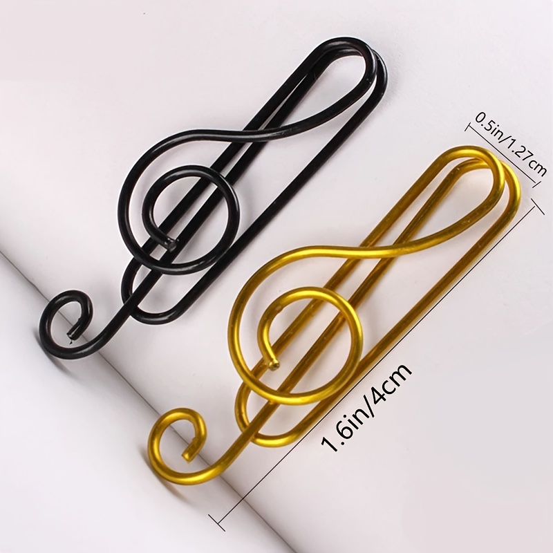 Gold Metal Treble Clef Magnet, BOOKS & STATIONERY