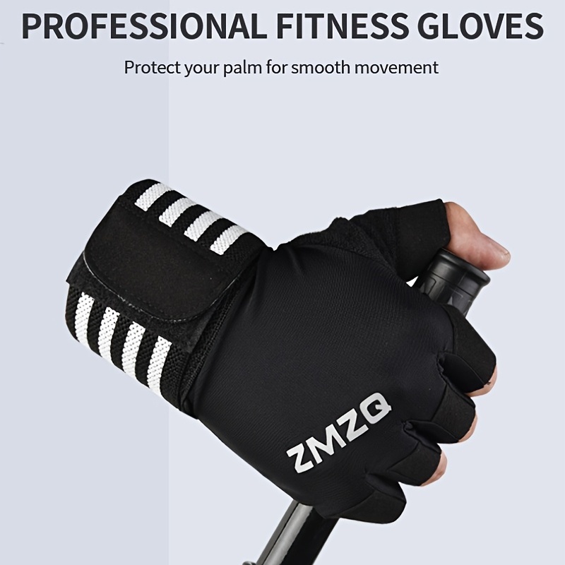 Guantes Fitness Medio Dedo Hombres Mujeres Guantes - Temu