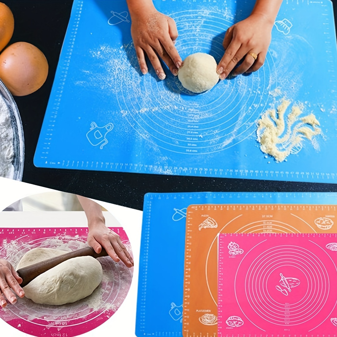 silicone baking mats set non stick pastry rolling mat Temu