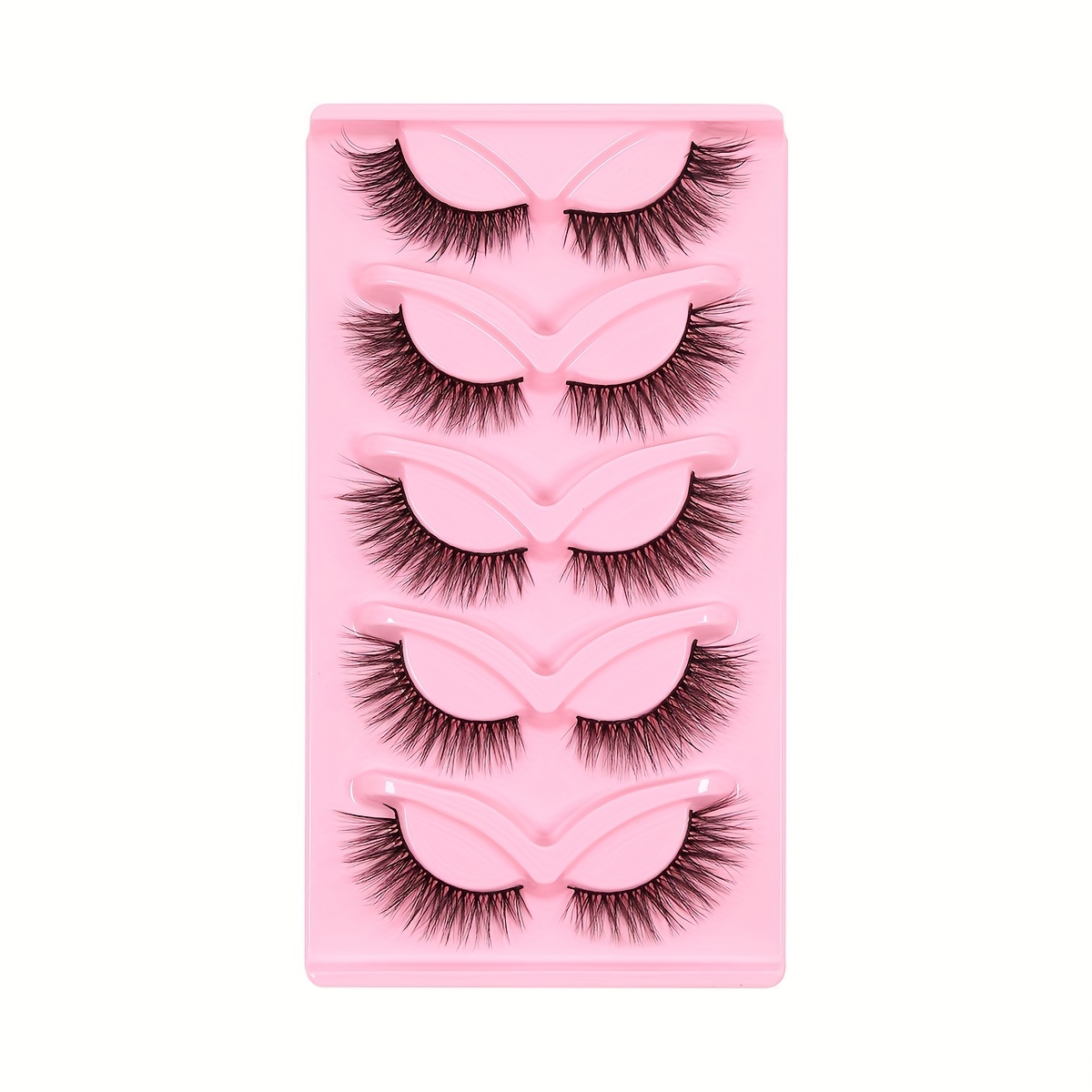 3D Thick False Eyelashes Cat Eye Fluffy Lashes C Curling Lashes