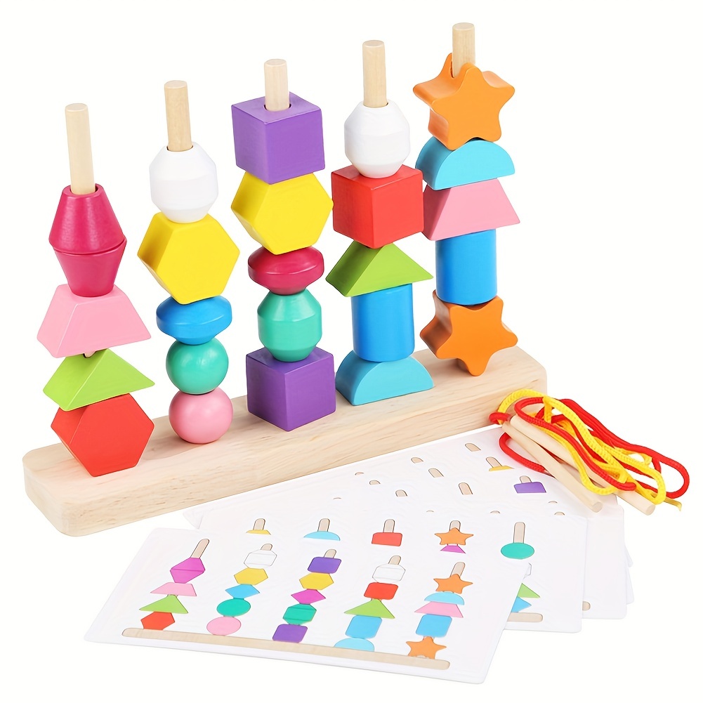 Children's Montessori Sensory Enlightenment And Puzzle Set: - Temu