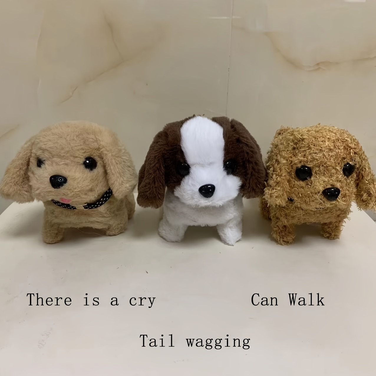 Cute Toy Dog Walk Dog Toys Intelligent Pet Barking Wagging Tail