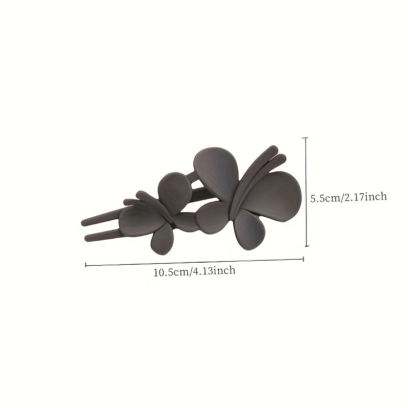 Frosted Plastic Hair Claw Matte Barrette Back Head Hair Claw Hair Accessories