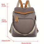 lightweight anti theft backpack purse womens two way shoulder bag casual nylon travel daypack