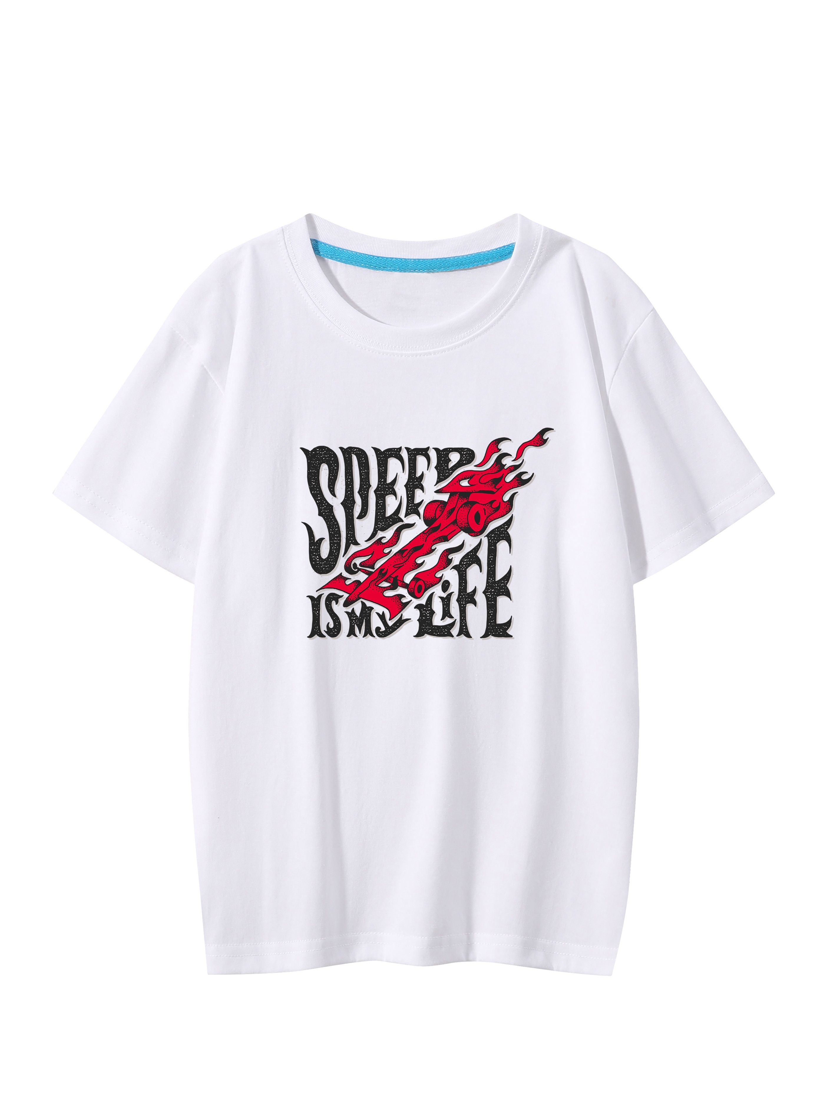 Fishing Shirt Letter Print Boys Creative T shirt Casual - Temu