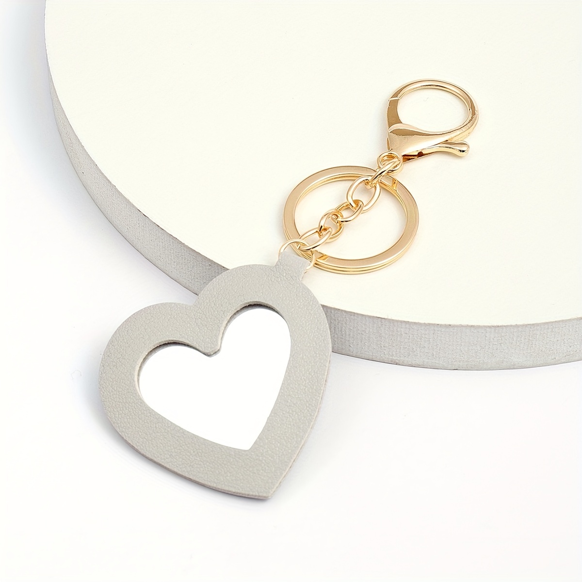 Heart Key Sublimation Jewelry/ Pendant/gold Sublimation 