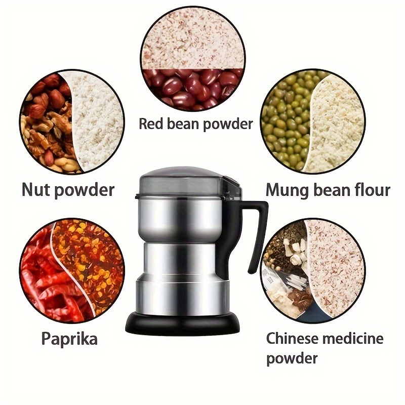 Electric Food Blender Grain Grinder Small Portable Blender Medicinal Herbs  Powder Mixer Dry Grinding Professional Kitchen Tools