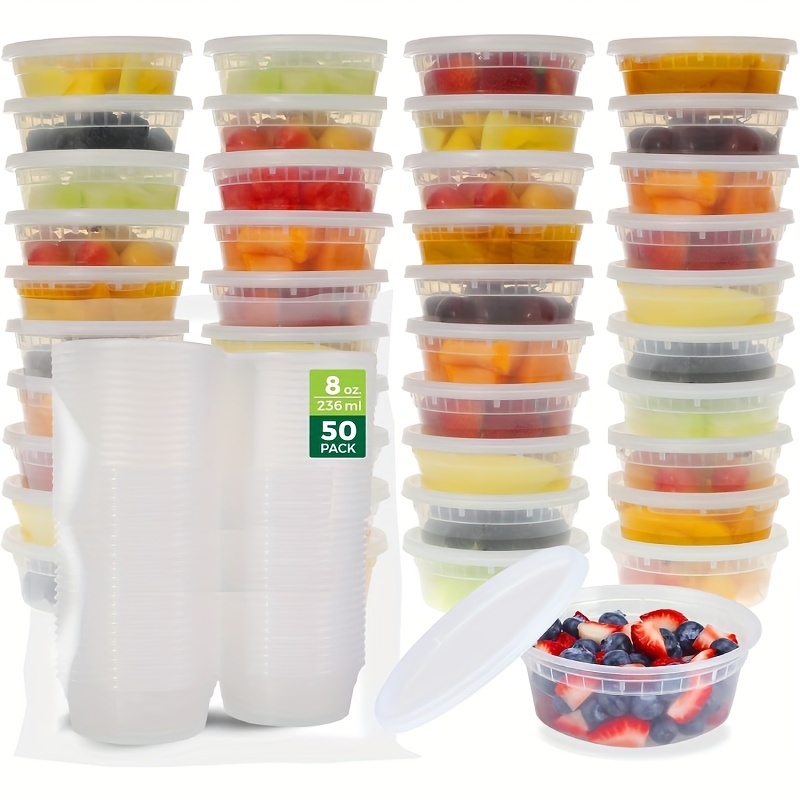 Food Containers, Plastic Cooking Containers With Lids, Slime Soup
