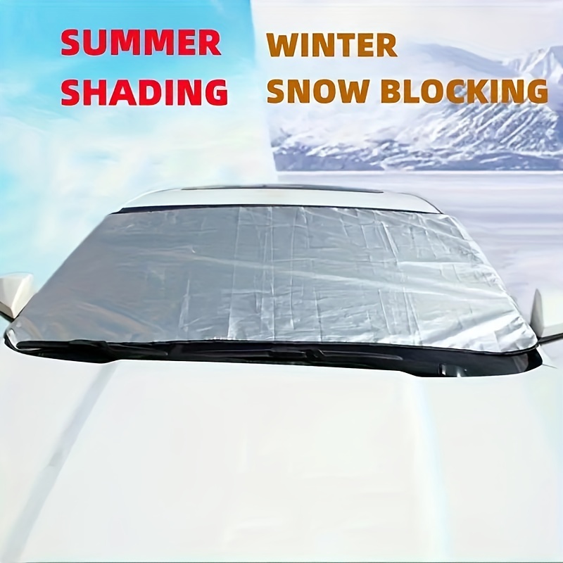 Winter Car Snow Cover Portable Foldable Car Windshield - Temu Canada