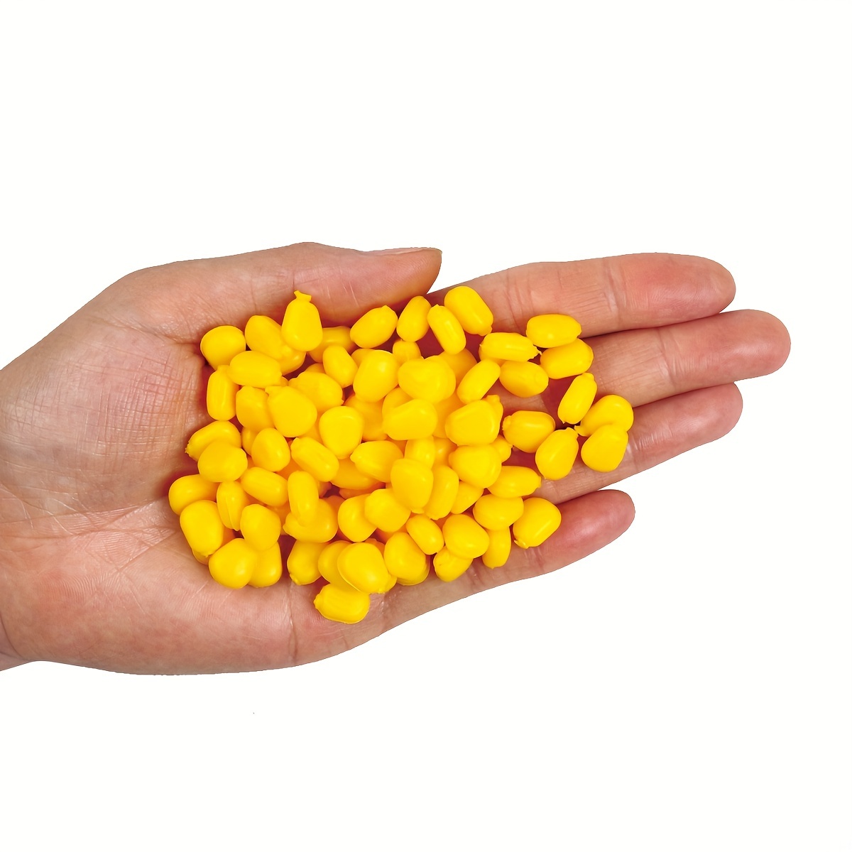 

100pcs Of Deliciously Flavored Corn Kernels - The Perfect Fishing Lures & Bait!