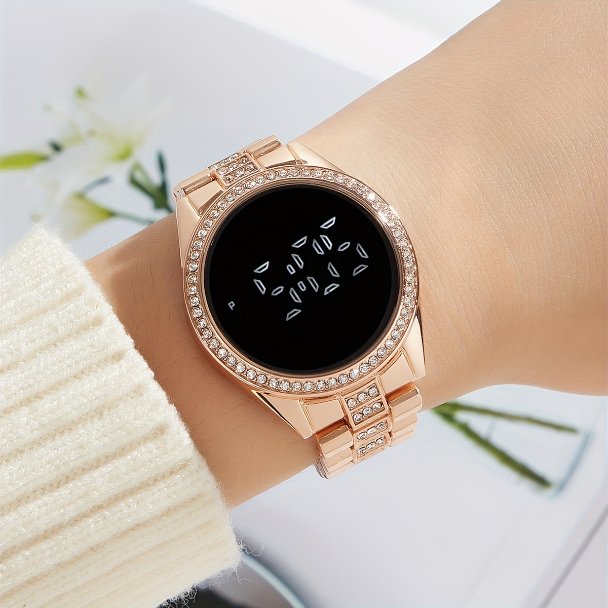 Fashion Watch Women Men Gold Casual Transparent Digital Sport Watches  Lover's Gift Clock Children Wristwatch Female