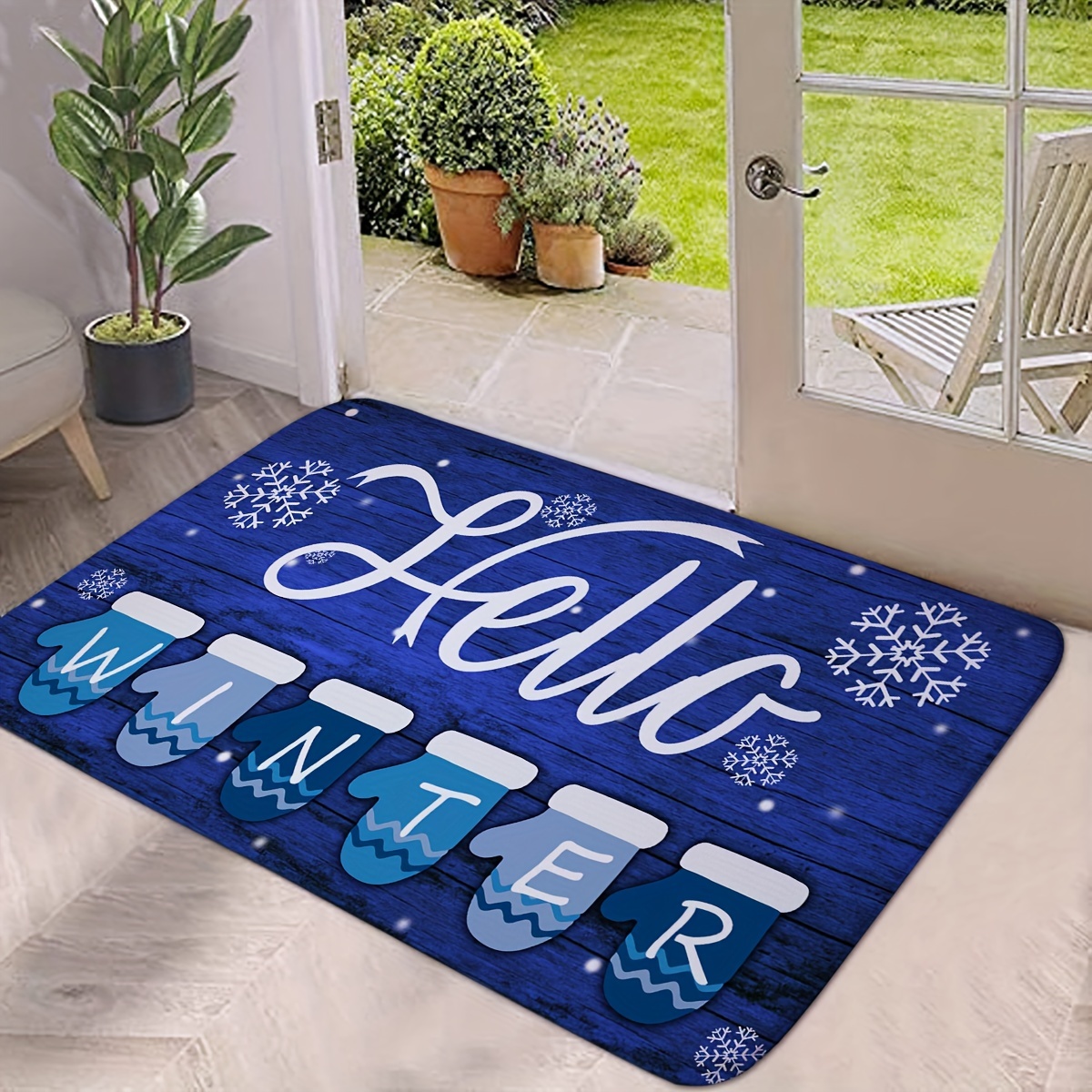 HELLO WINTER DOORMAT