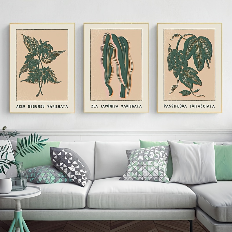 6pcs Vintage Plant Canvas Wall Art Painting Leaf Art Posters And Prints For Living  Room Home Decor Frameless 11 8inch Today's Best Daily Deals Temu
