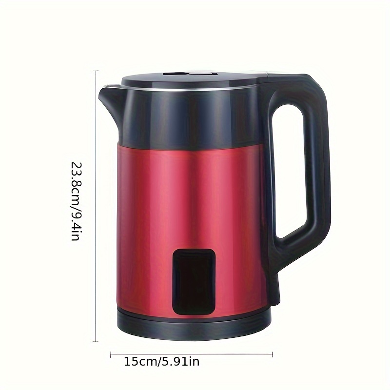 Double Layer Anti-scalding Electric Kettle 304 Stainless Steel Kettle  Household Easy-to-clean Electric Kettle 1.7-Liter