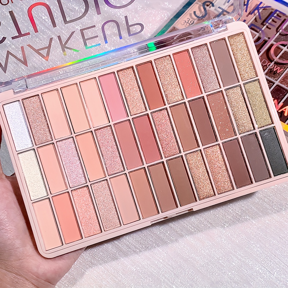 Multicolor Eyeshadow Palette High Pigmented Brown Nude Waterproof Sweat Proof