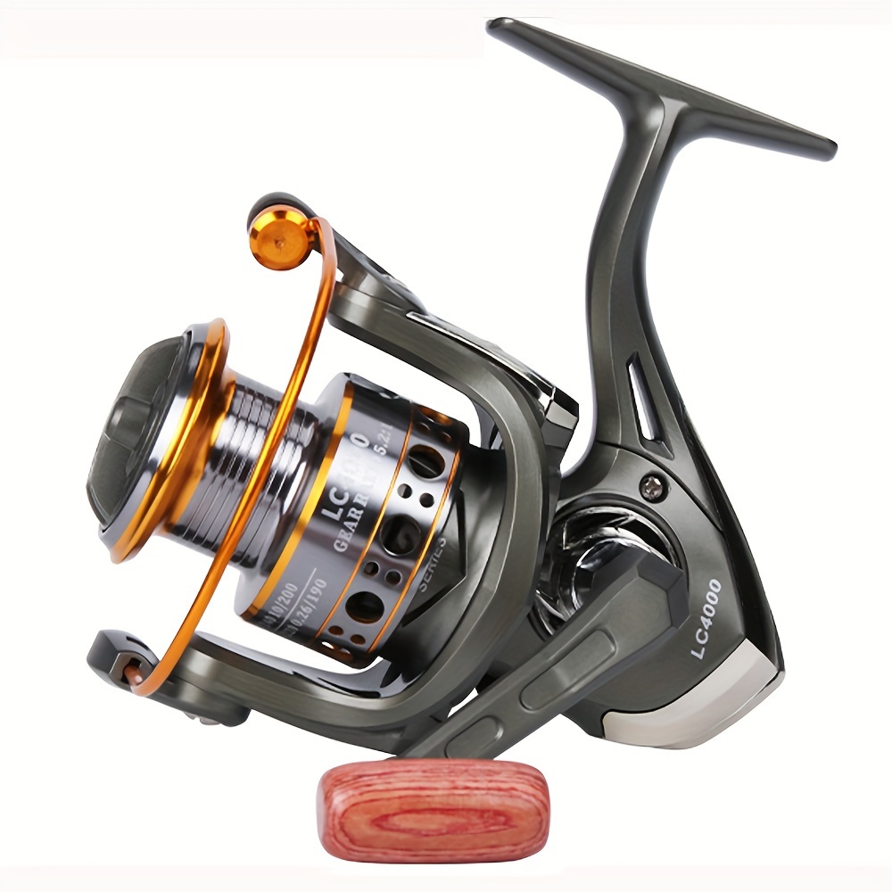 1pc High Speed 5.2:1 Gear Ratio Spinning Reel, LC Series Left/Right Hand  12BB Fishing Reel, Lightweight Smooth For Saltwater Freshwater Fishing