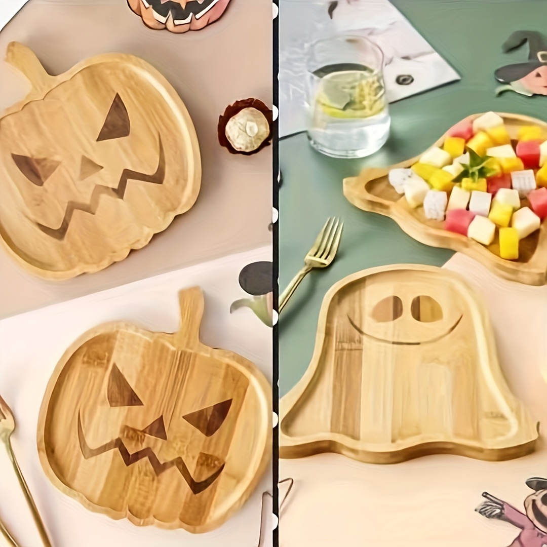 8 X 8 Cake Pan with Strange Coffin Shaped Snack Tray Wooden Tray Party  Decoration Tray