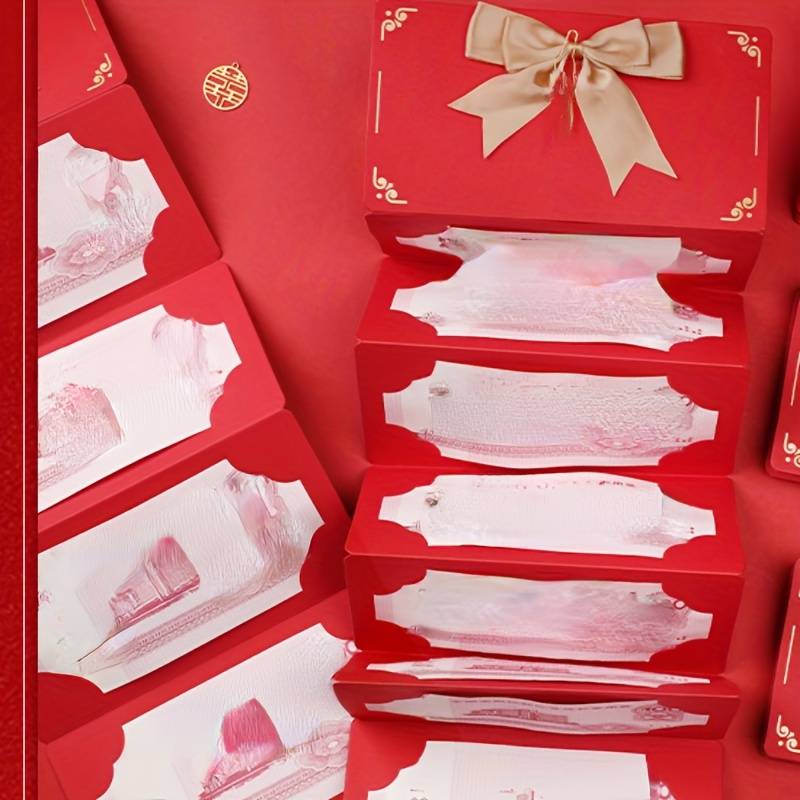 Red Envelopes Card Envelopes Gift Wrap Bags Red Lucky Money - Temu