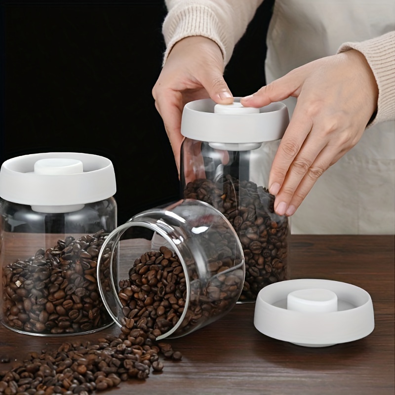 Stainless Steel Airtight Coffee Container Spoon Coffee Bean - Temu