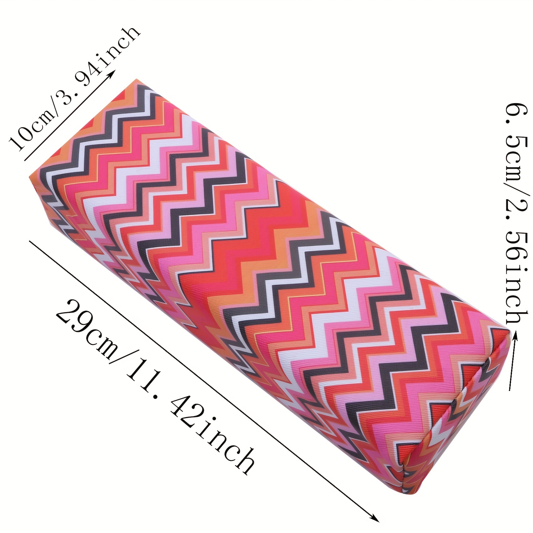 Manicure Arm Rest Pillow &ndash; Colorful Stripe Design