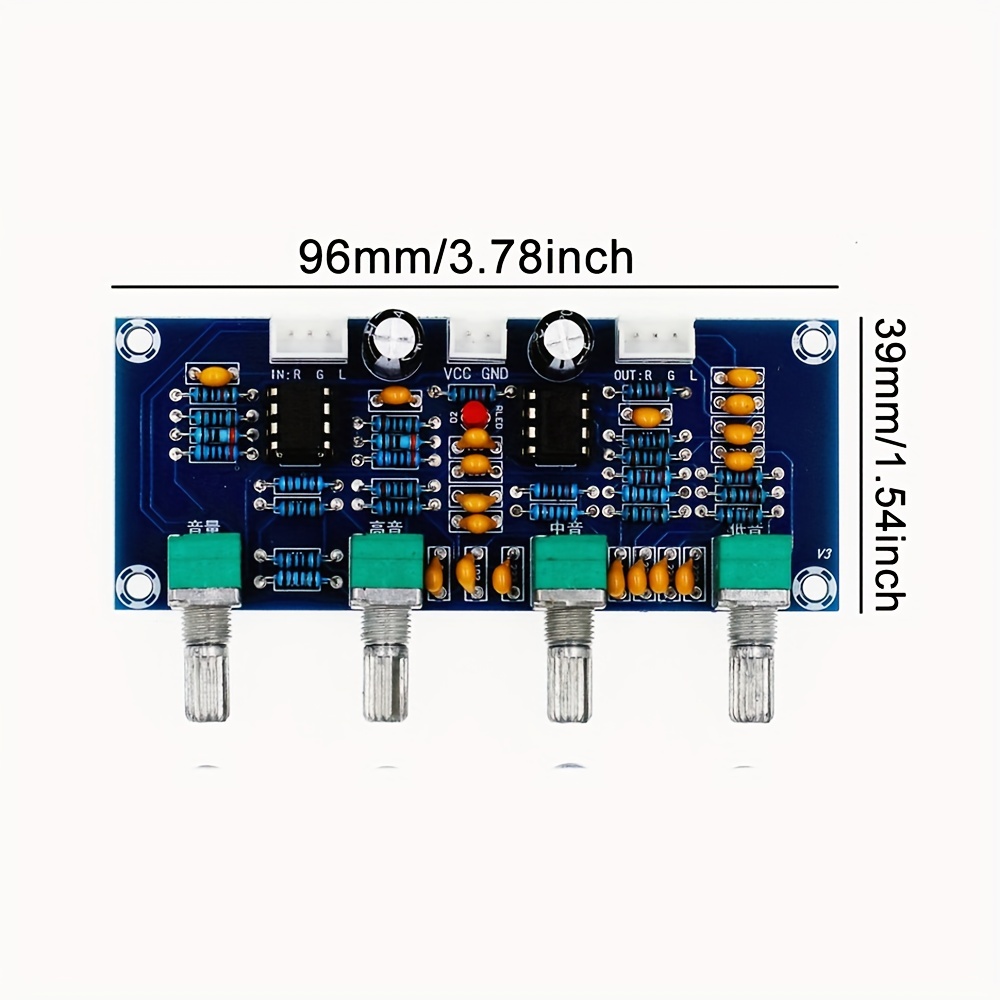 Digital Preamplifier Tone Board Upgraded 2 Channels - Temu