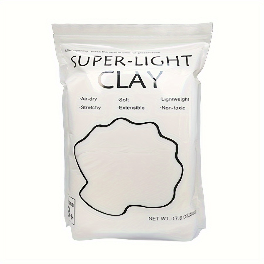White Superlight Air Drying Clay 30g