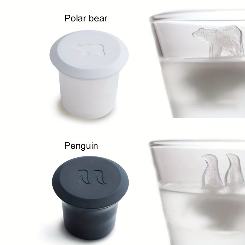 Penguin Model Ice Maker Mold Whiskey Frozen Penguin Ice Cubes