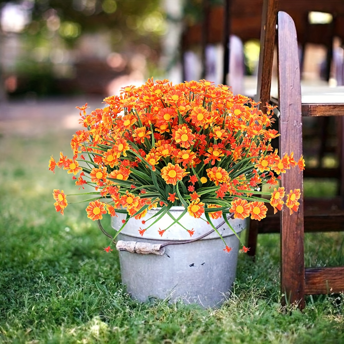 Fasci di bosso artificiale all'aperto resistenti ai raggi UV piante di  steli finti, finta vegetazione di plastica per interni esterni piante  appese portico da giardino finestra box hom