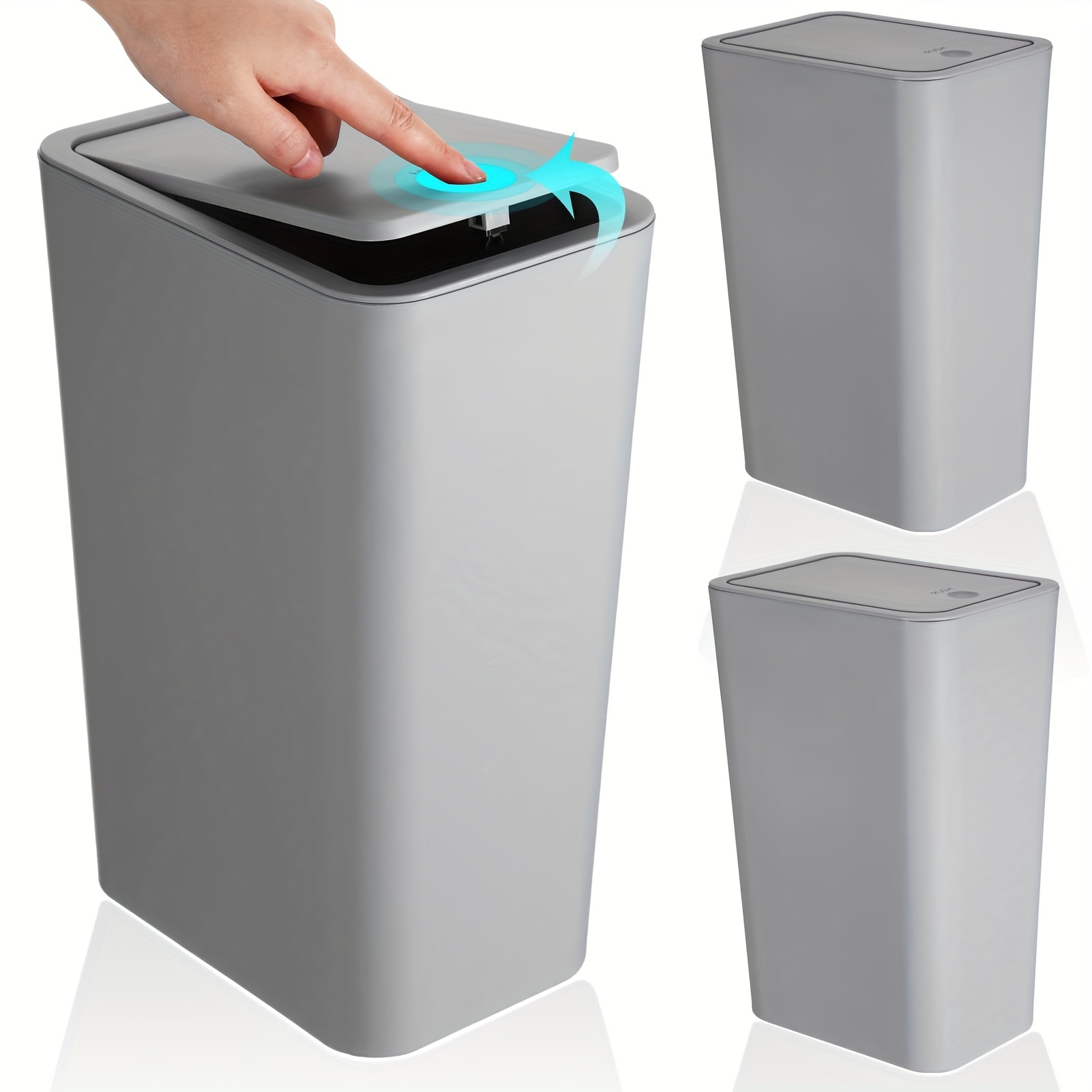 Joybos® 3.7 Gallon Slim Trash Can with Press Type Lid – JBSTT