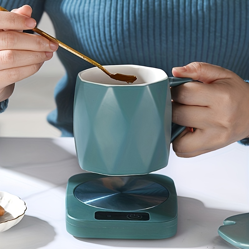 Electric Heated Coaster Coffee Mug Cup Warmer Pad Usb - Temu United Arab  Emirates