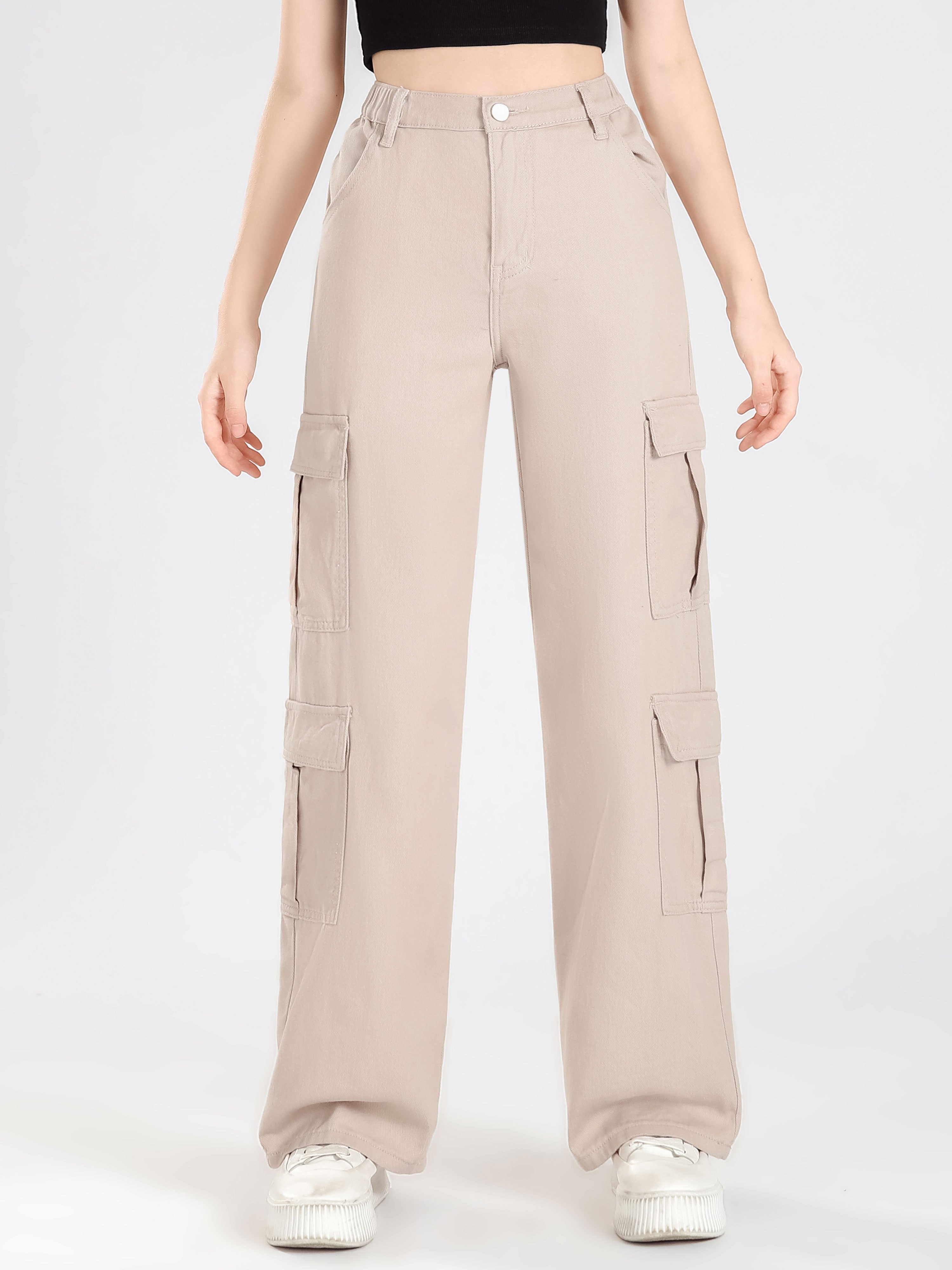 Multi-pocket twill cargo pants - Pants - BSK Teen
