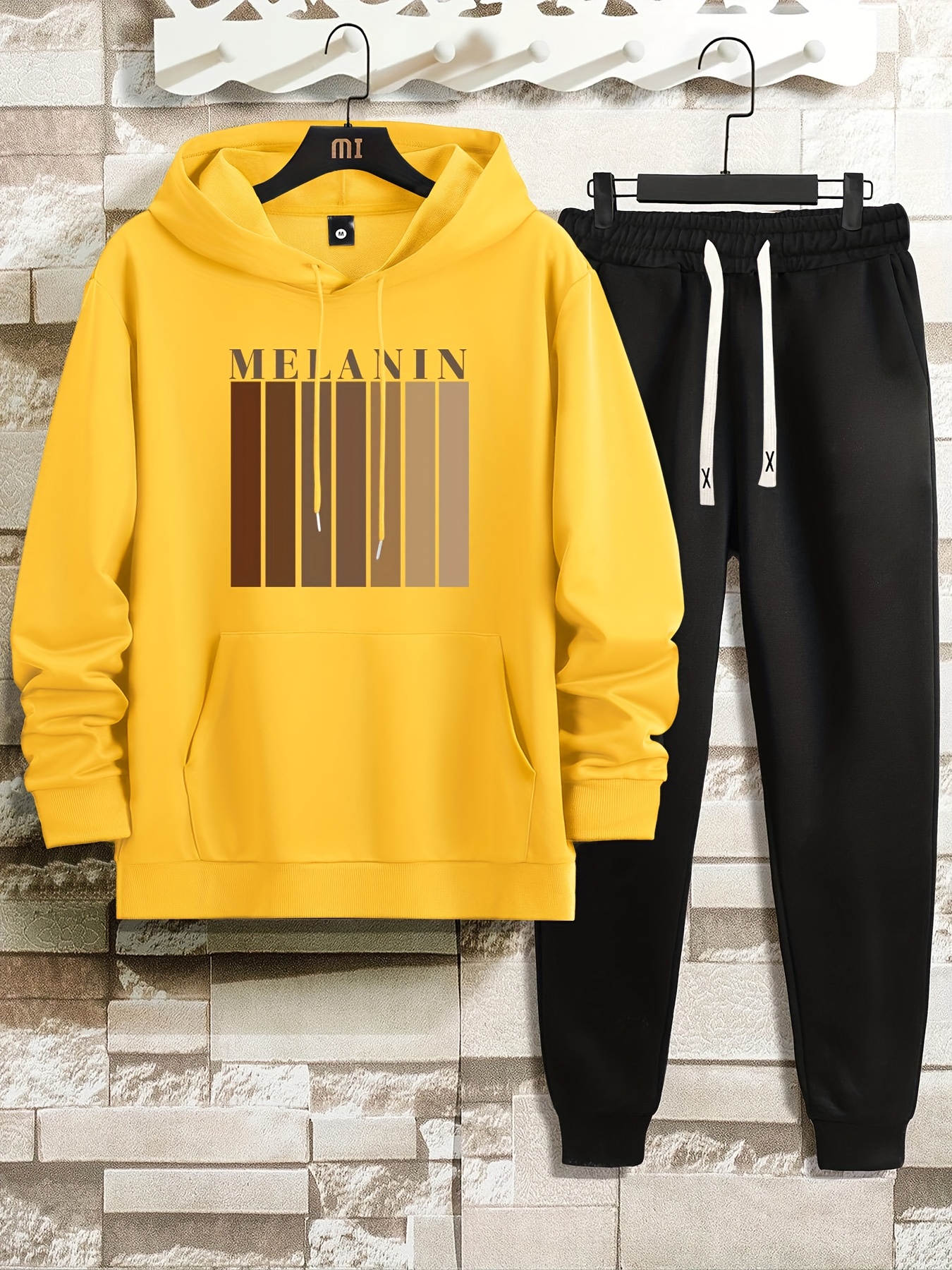 Yellow store melanin hoodie