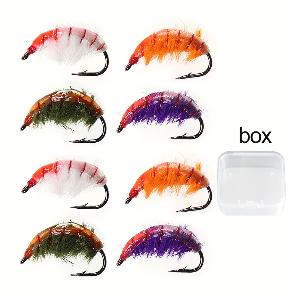 6/12pcs UV Insect Lures: Catch More Trout with These Fly Tying