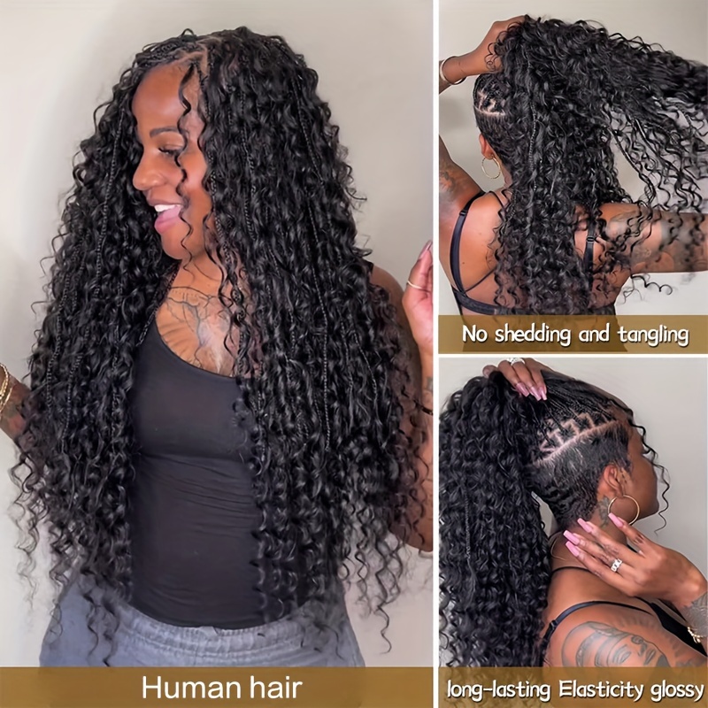 Newmi #4 Deep Wave Braiding Hair Deep Curly Bulk Human Hair For