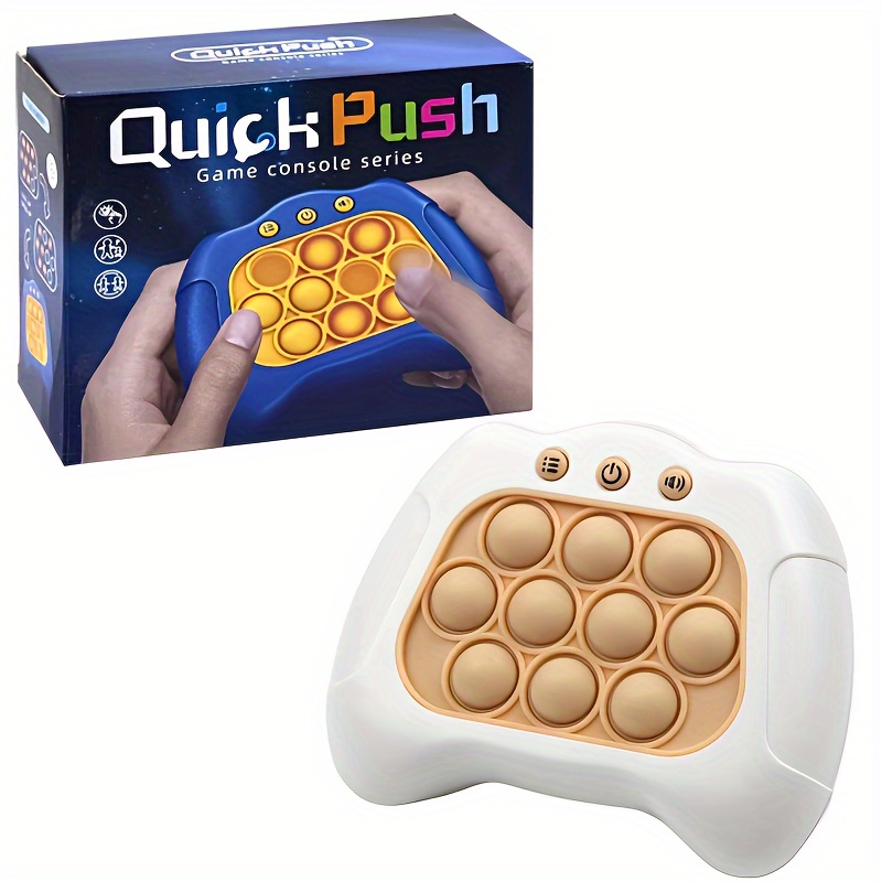 Quick Push Pop Game Controller, Electronic Pop Light Up Fast Push Handheld  Fidget Games for Kids Adults 