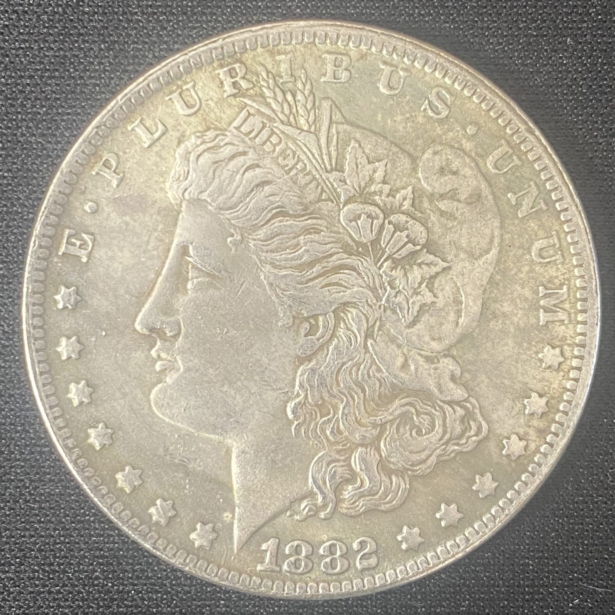 

1pc 1882 Morgan Dollar Antique Commemorative Coin, Slivery Collection Coin, Gifts Adults Collector,replica
