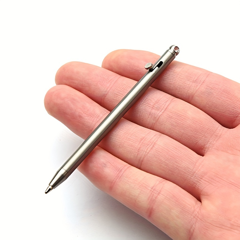 Unisex Mini Penna In Titanio Portatile Gadget Edc, Attrezzatura Outdoor  Penna Creativa Firma Penna Tattica 2 Ricariche, Trova Grandi Offerte Ora