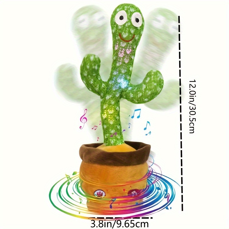 Talking Cactus Toy Bailando Cactus Toy Iluminación Cantando - Temu Mexico