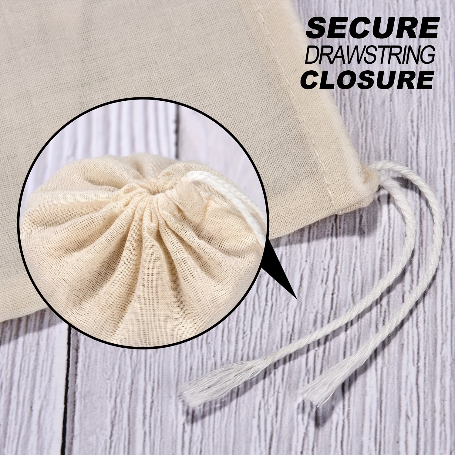 Drawstring Bags Muslin Bag Sachet Bag For Home Supplies - Temu