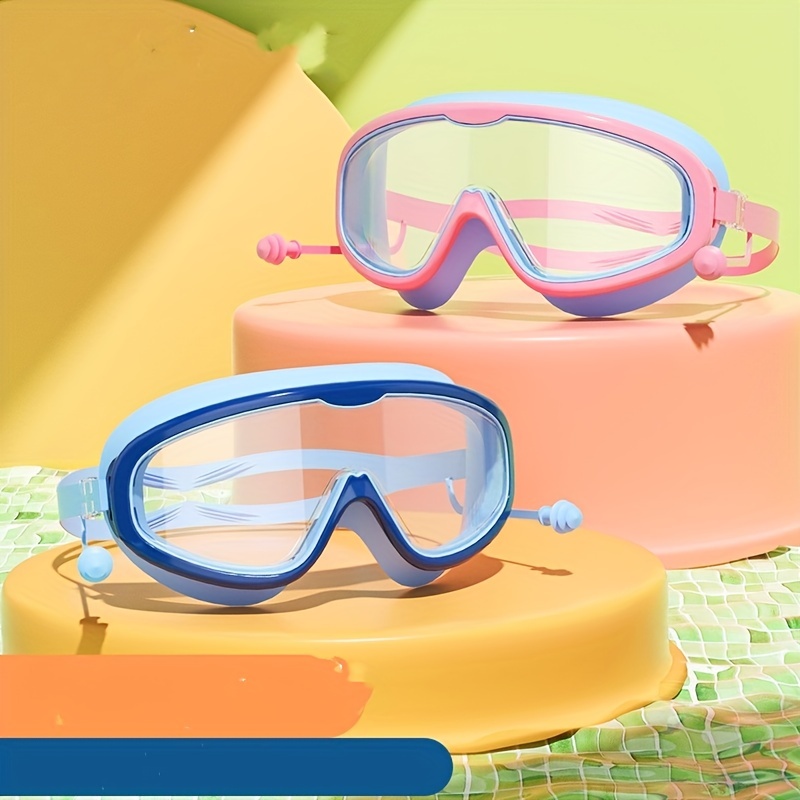  VALICLUD Gafas de natación de marco grande, gafas de natación  para niños, gafas de natación para bebés, gafas de natación para hombre,  gafas de natación para hombre, gafas UV, buceo, espejo